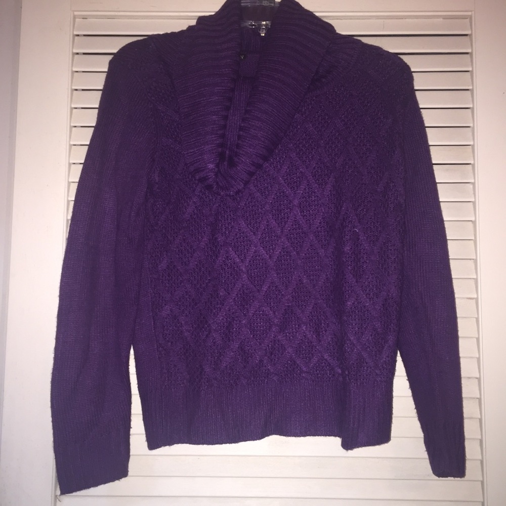 Purple sweater